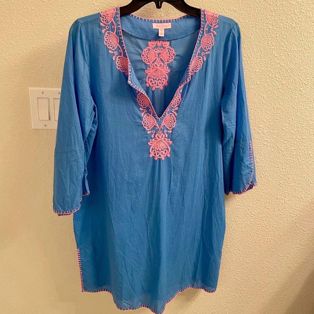 Lilly Pulitzer Piet swim coverup size medium